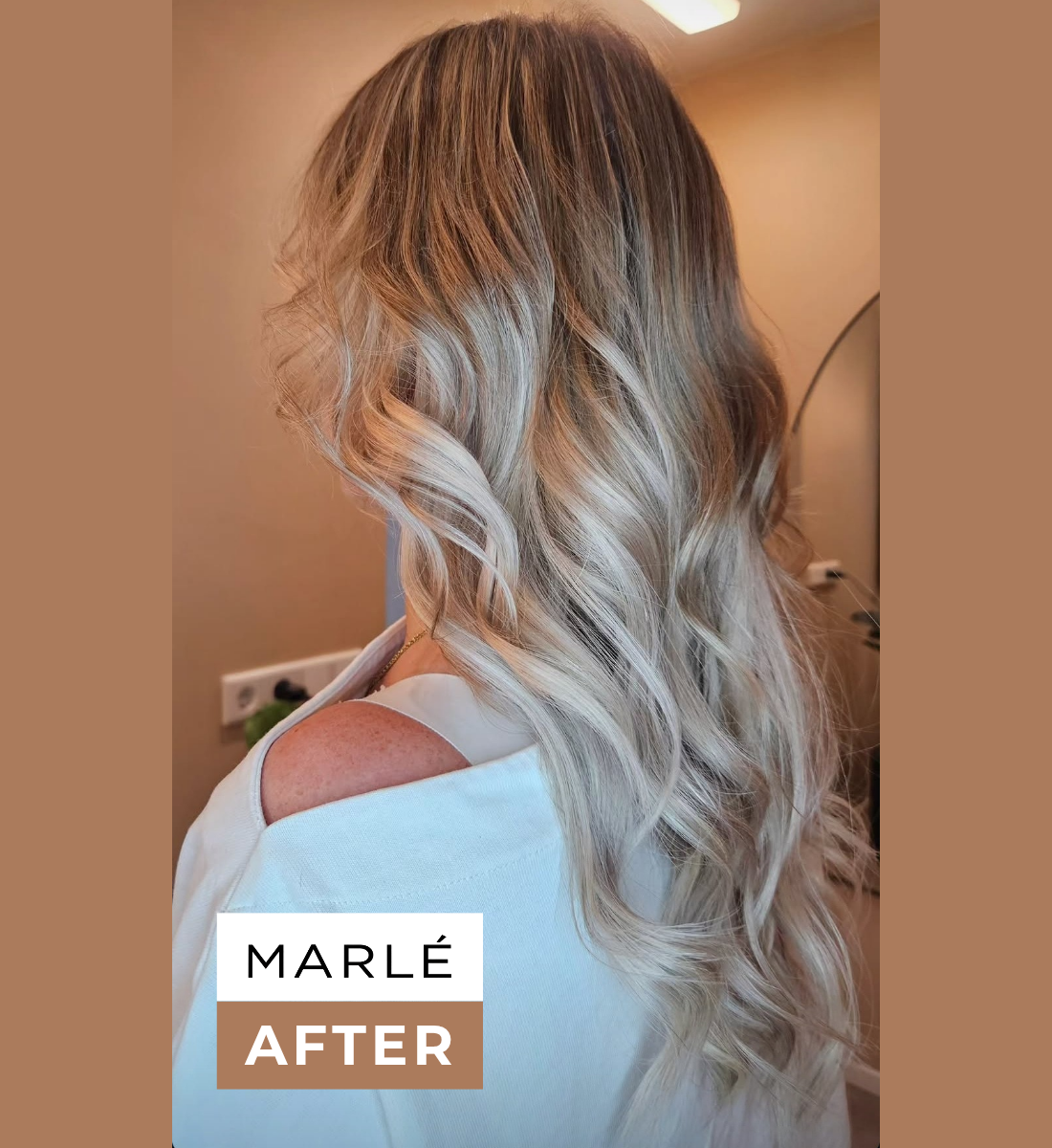 Marlé Hair Extensions After Transformation