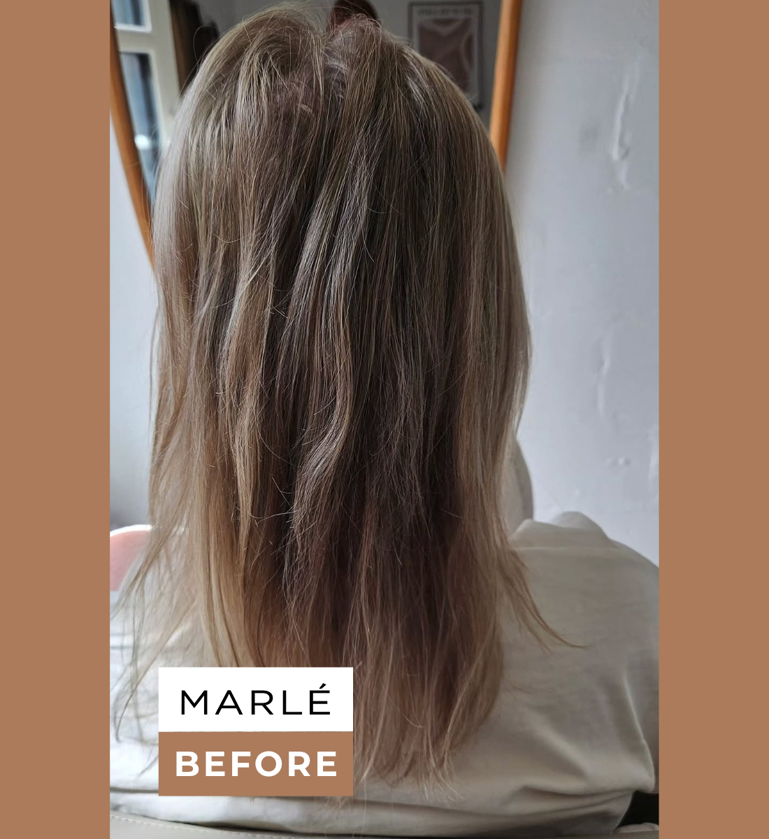 Marlé Hair Extensions Before Situation